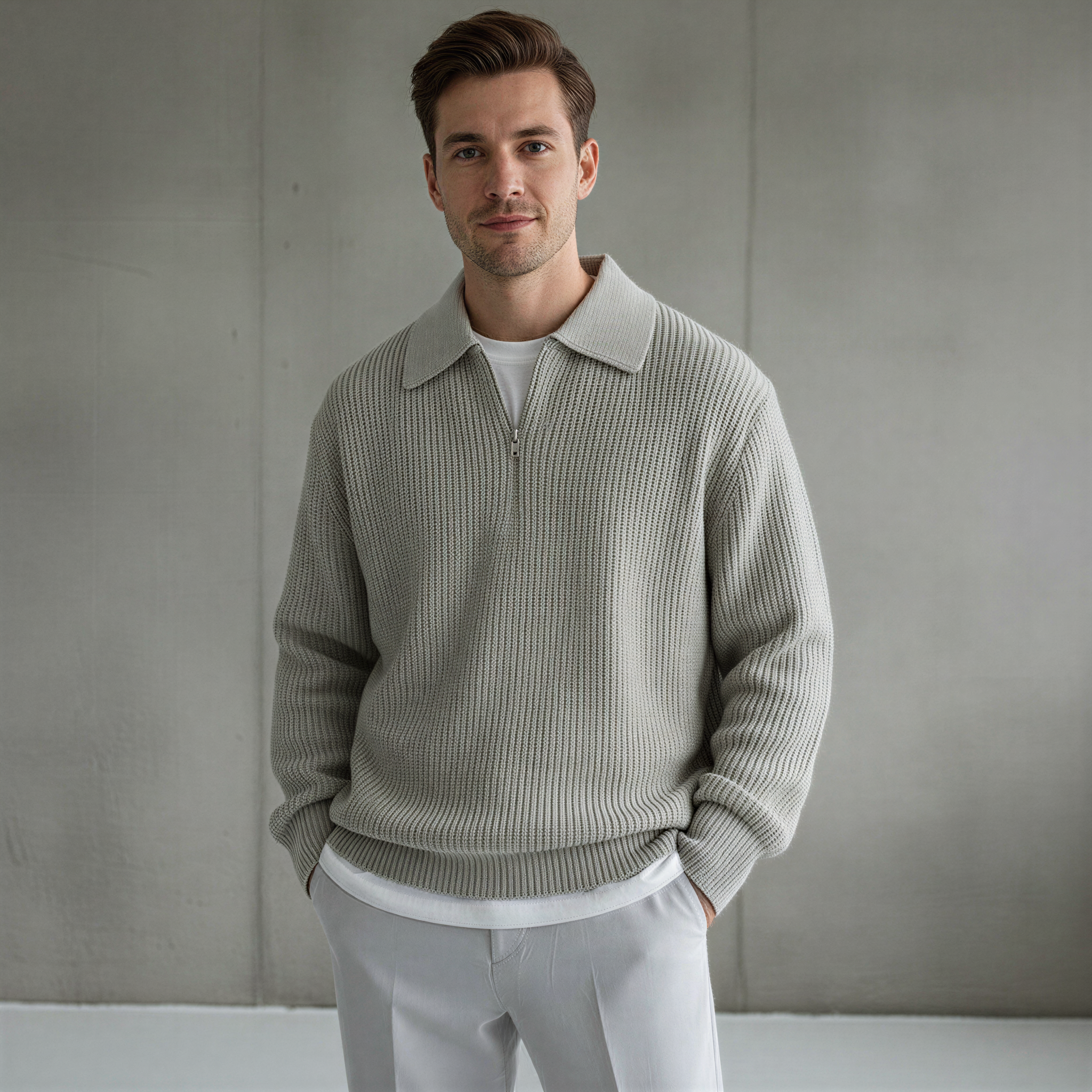 Larry Maglione Polo Uomo | Maglia Nido d'Ape | Autunno