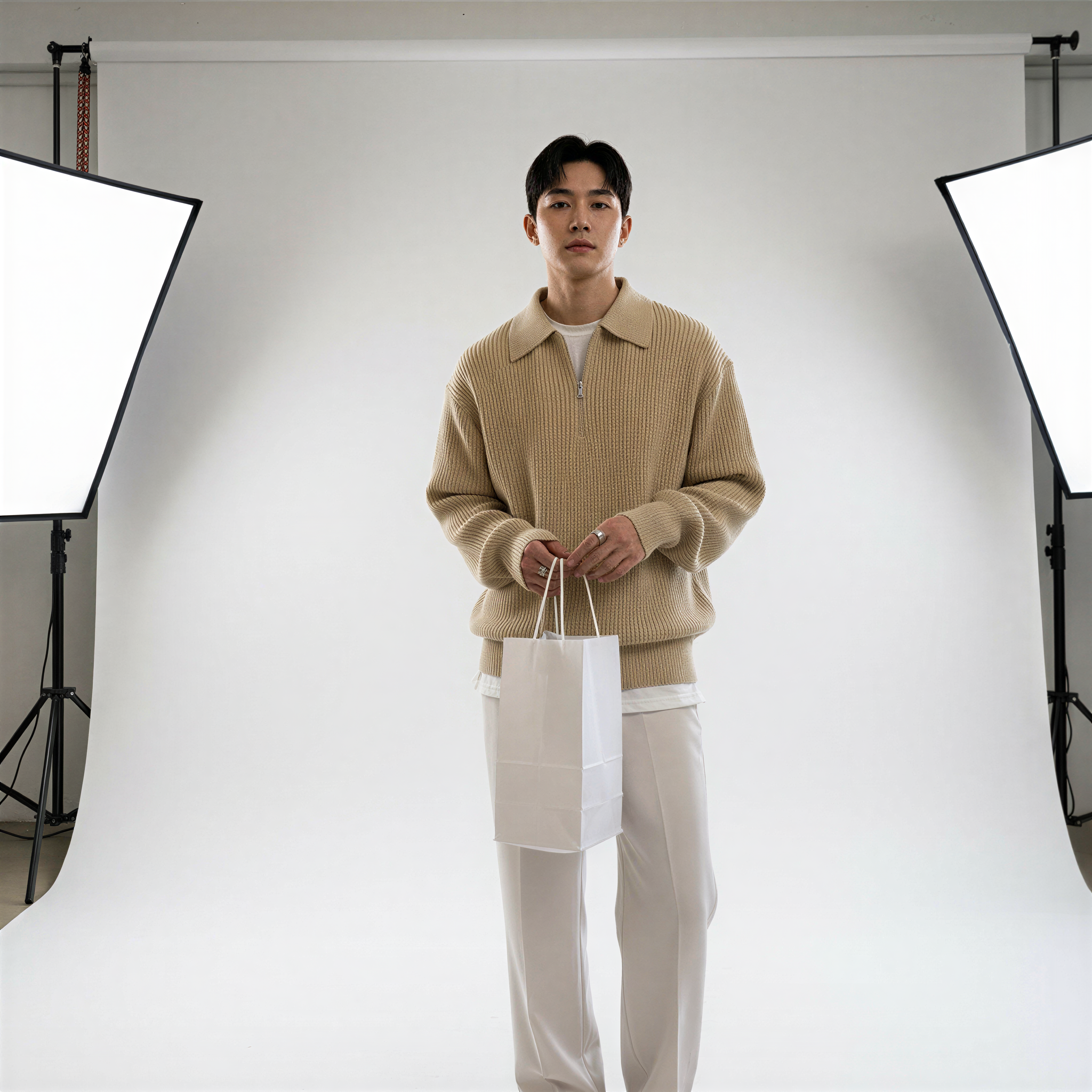 Larry Maglione Polo Uomo | Maglia Nido d'Ape | Autunno