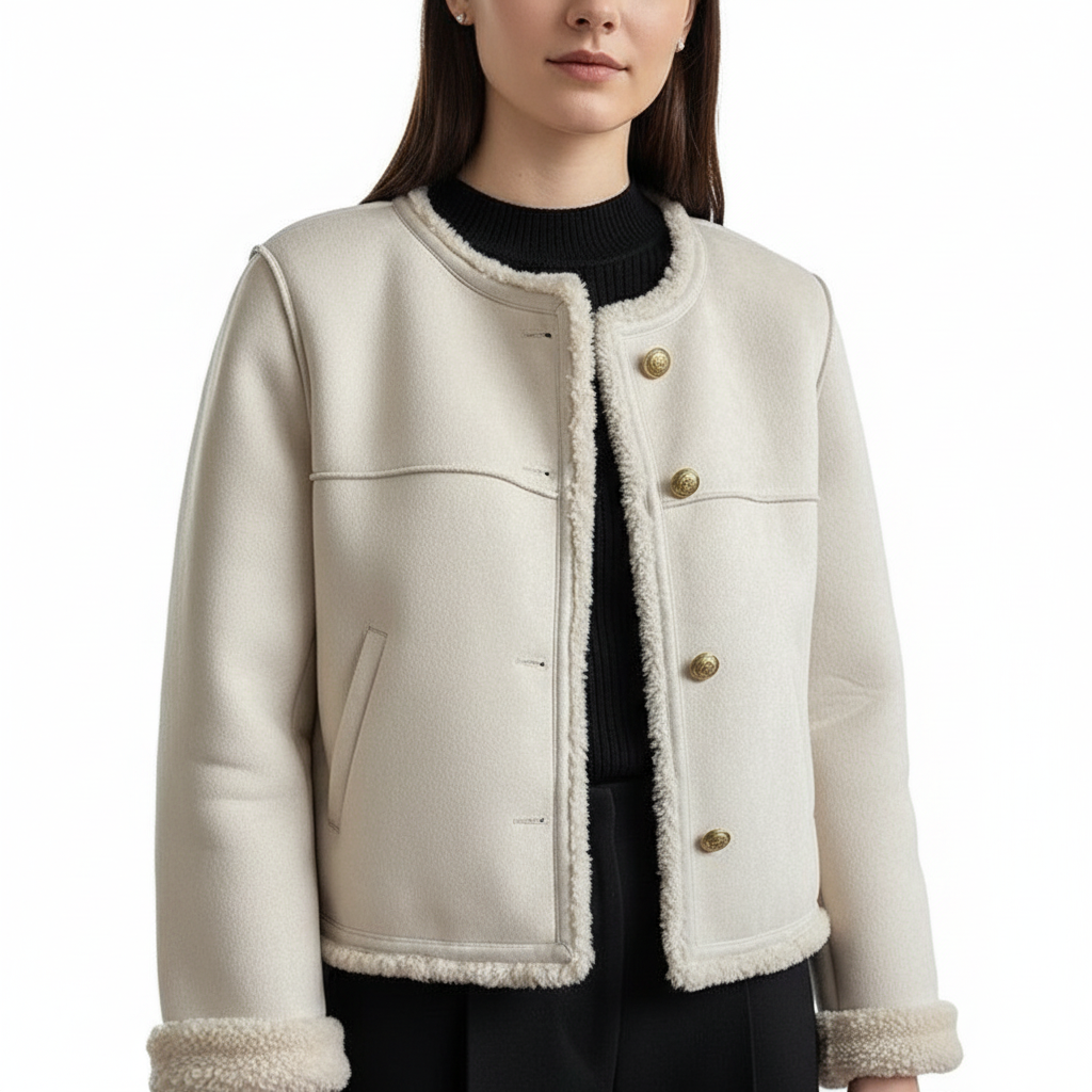 Giacca Renate | Similpelle Scamosciata Calda | Autunno/Inverno