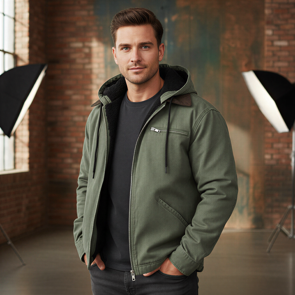 Nelson Giaccone Uomo | Stile Workwear Caldo | Inverno