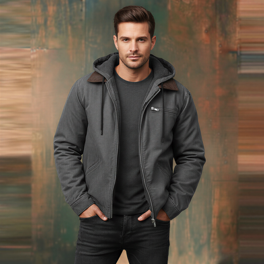 Nelson Giaccone Uomo | Stile Workwear Caldo | Inverno