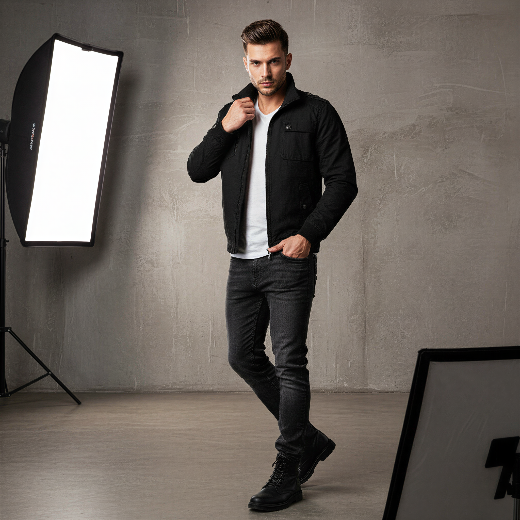 Giacca Bomber Oliver | Stile Utilitario | Uomo