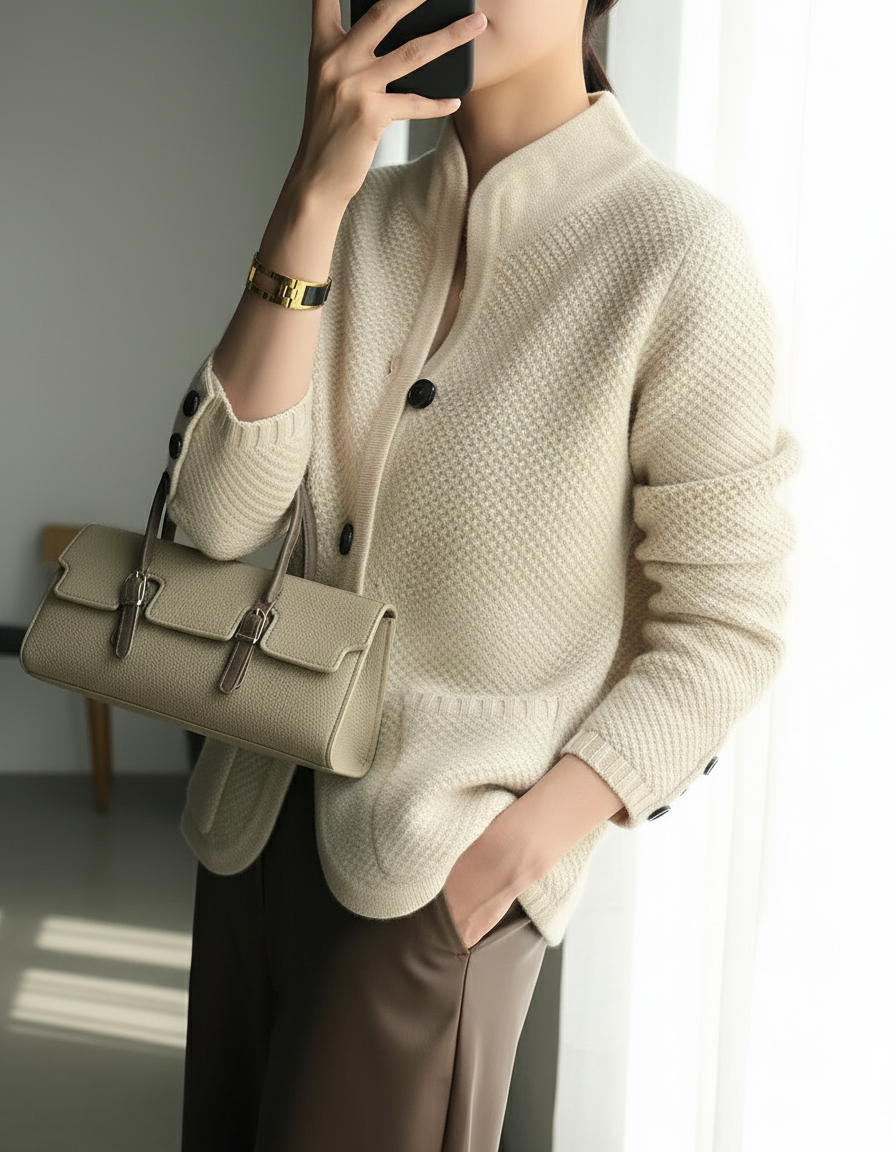 Cardigan Elegante con Bottoni | Dorio Moda