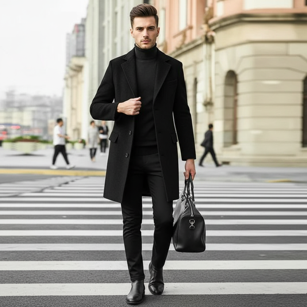 Cappotto Sartoriale in Misto Lana | Eleganza Invernale