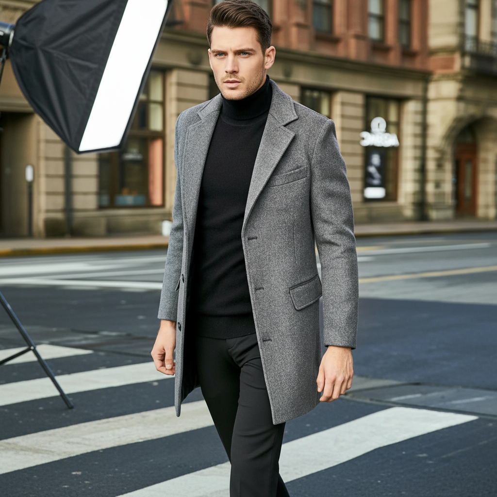 Cappotto Sartoriale in Misto Lana | Eleganza Invernale