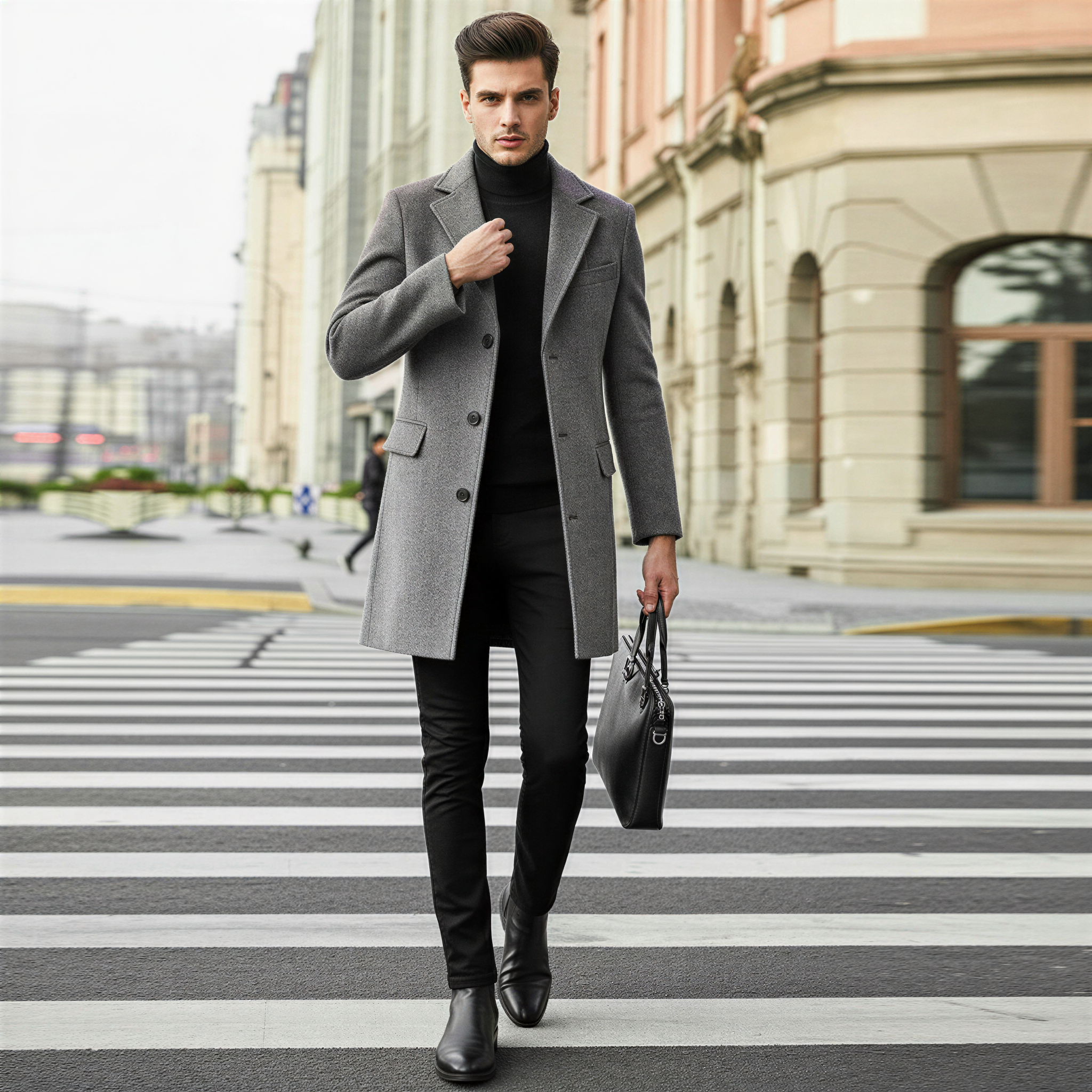 Cappotto Sartoriale in Misto Lana | Eleganza Invernale