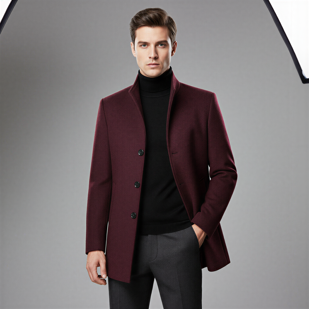 Joshua Cappotto Elias | Elegante Monopetto | Inverno