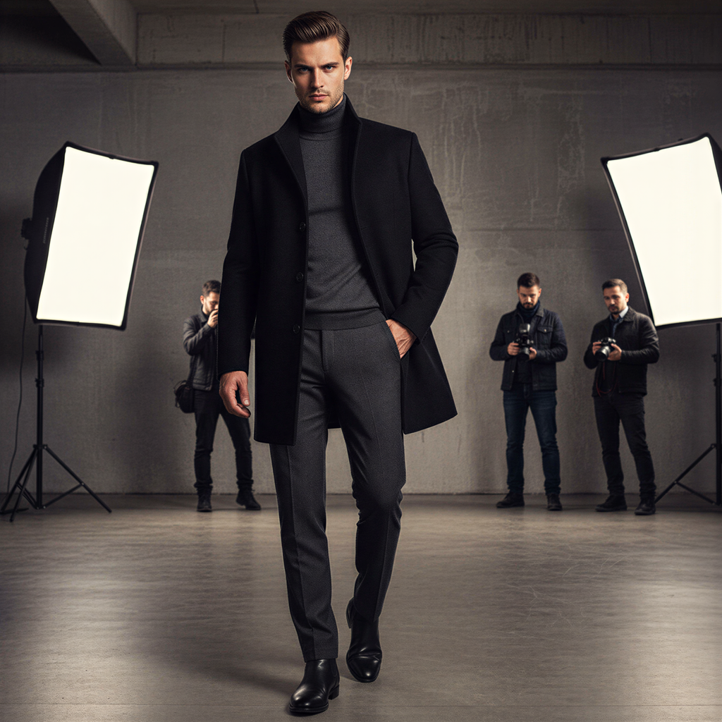 Joshua Cappotto Elias | Elegante Monopetto | Inverno