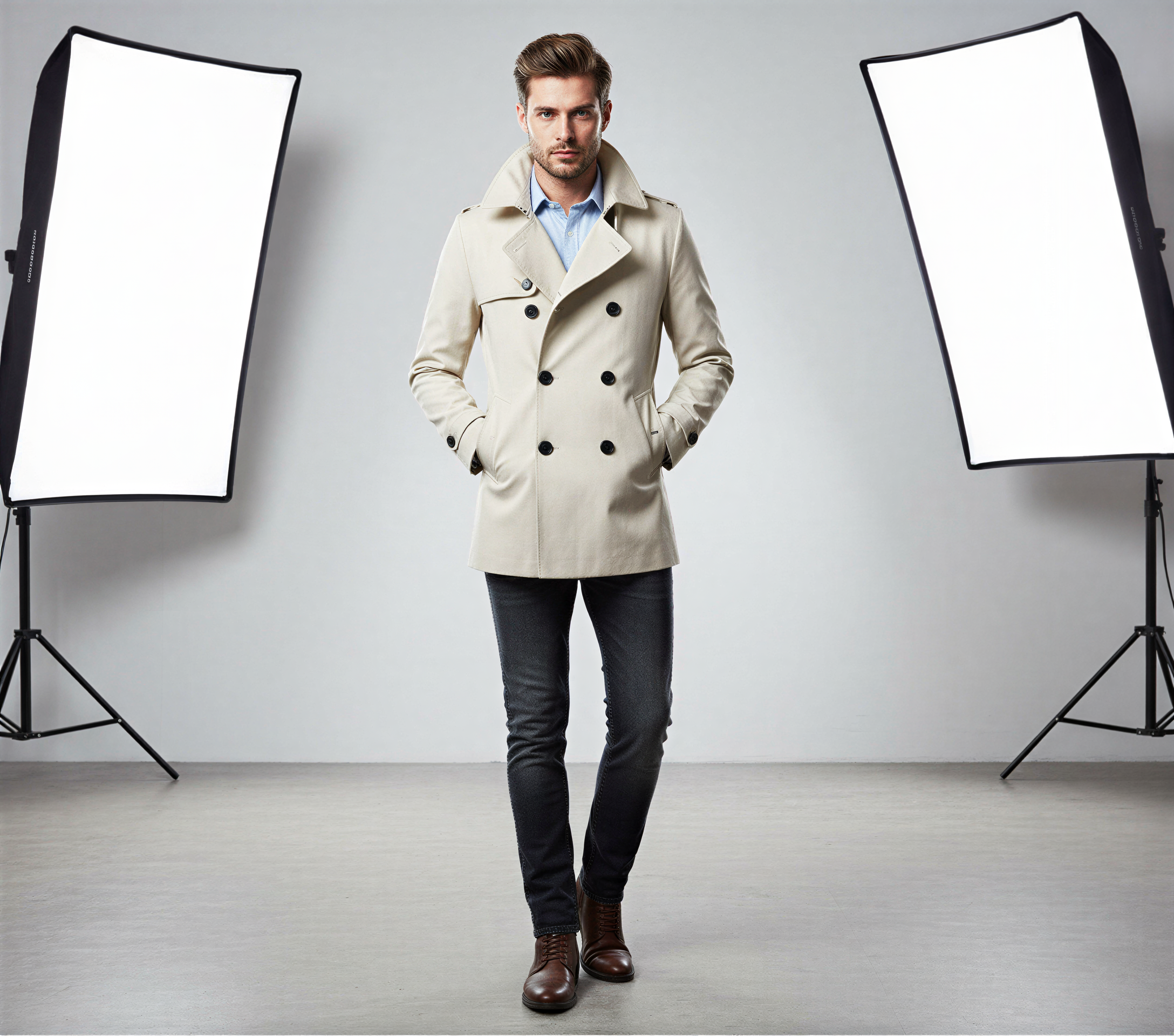 Dominic Trench Classico | Eleganza Doppiopetto | Autunno