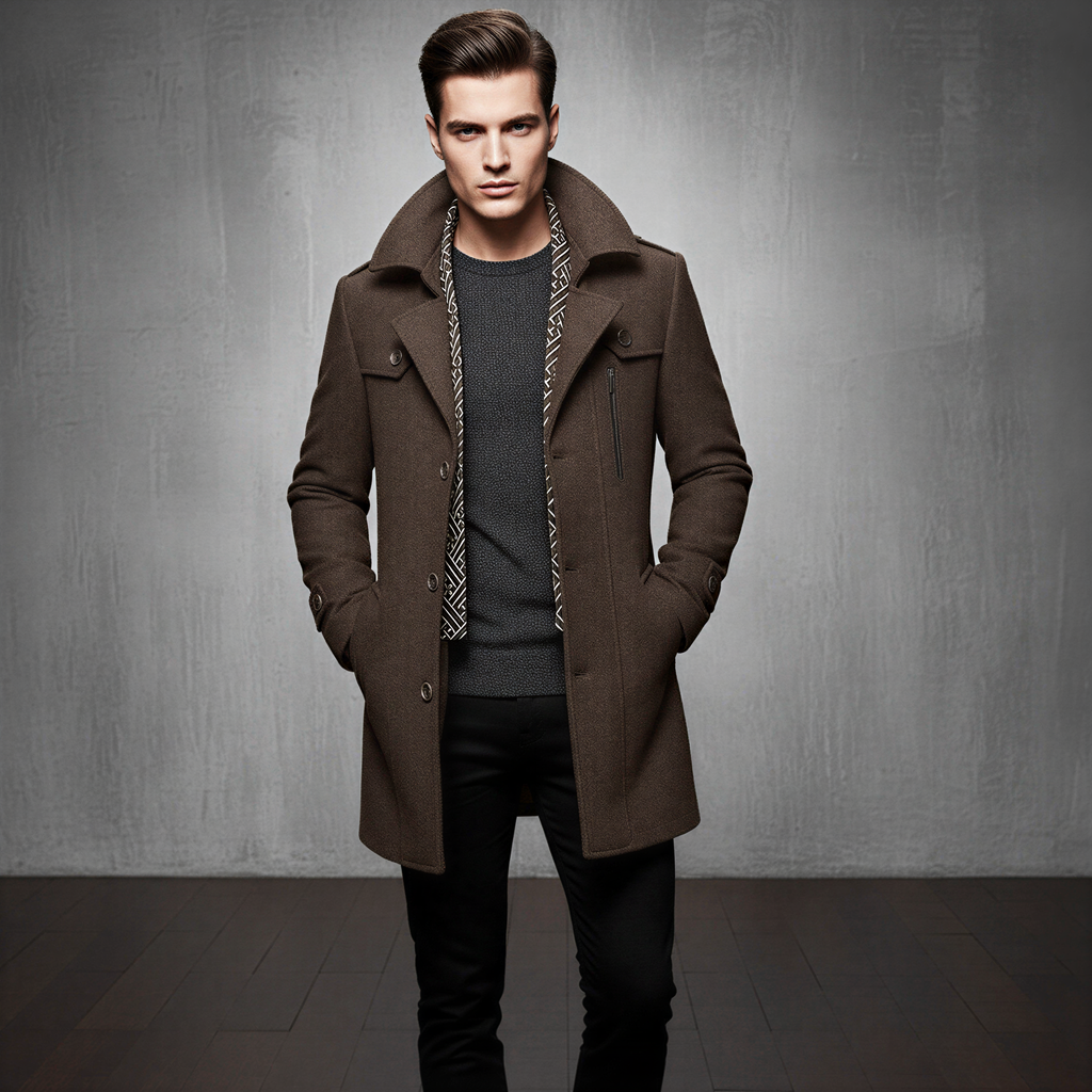 Edward Cappotto Classico | Misto Lana | Inverno Uomo