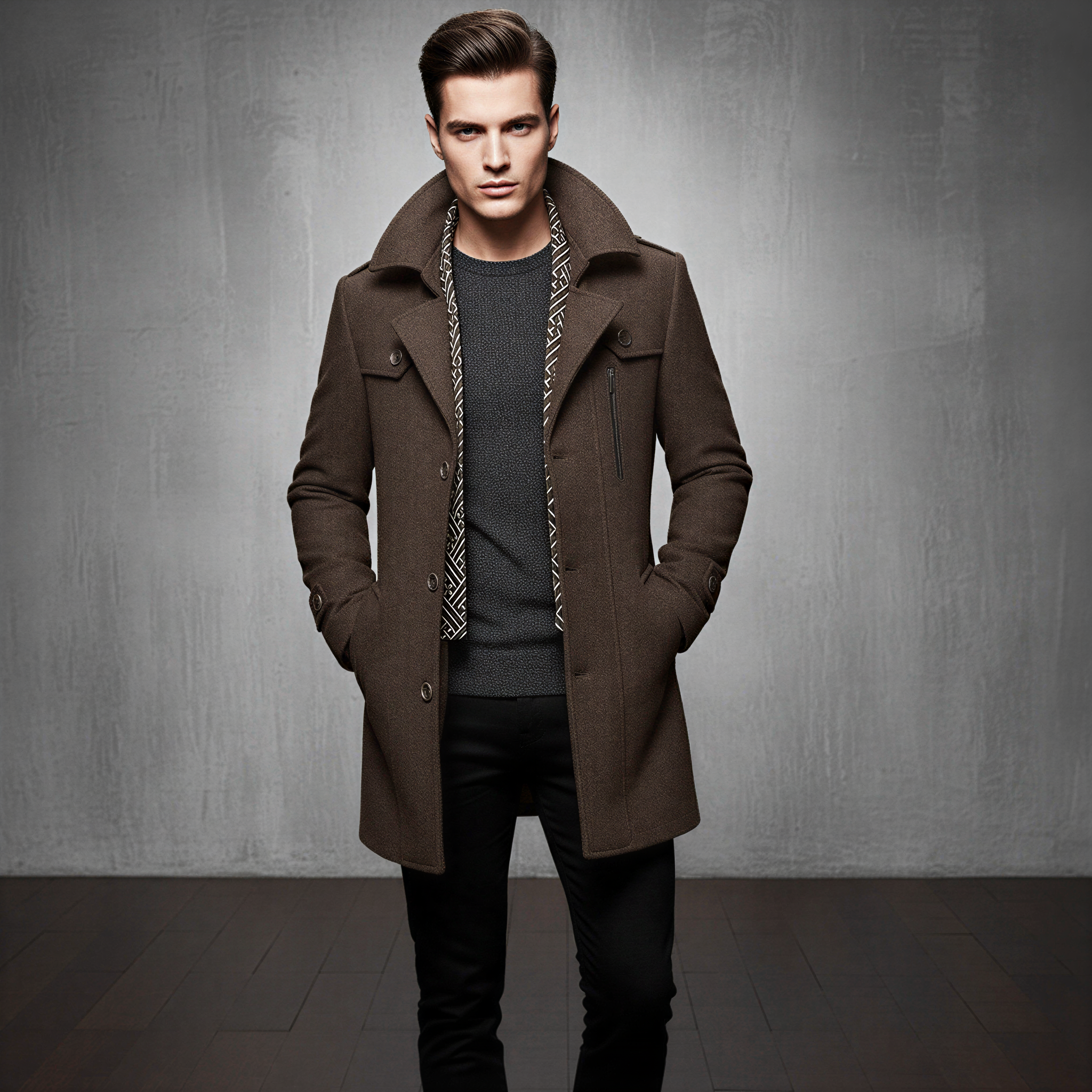 Edward Cappotto Classico | Misto Lana | Inverno Uomo