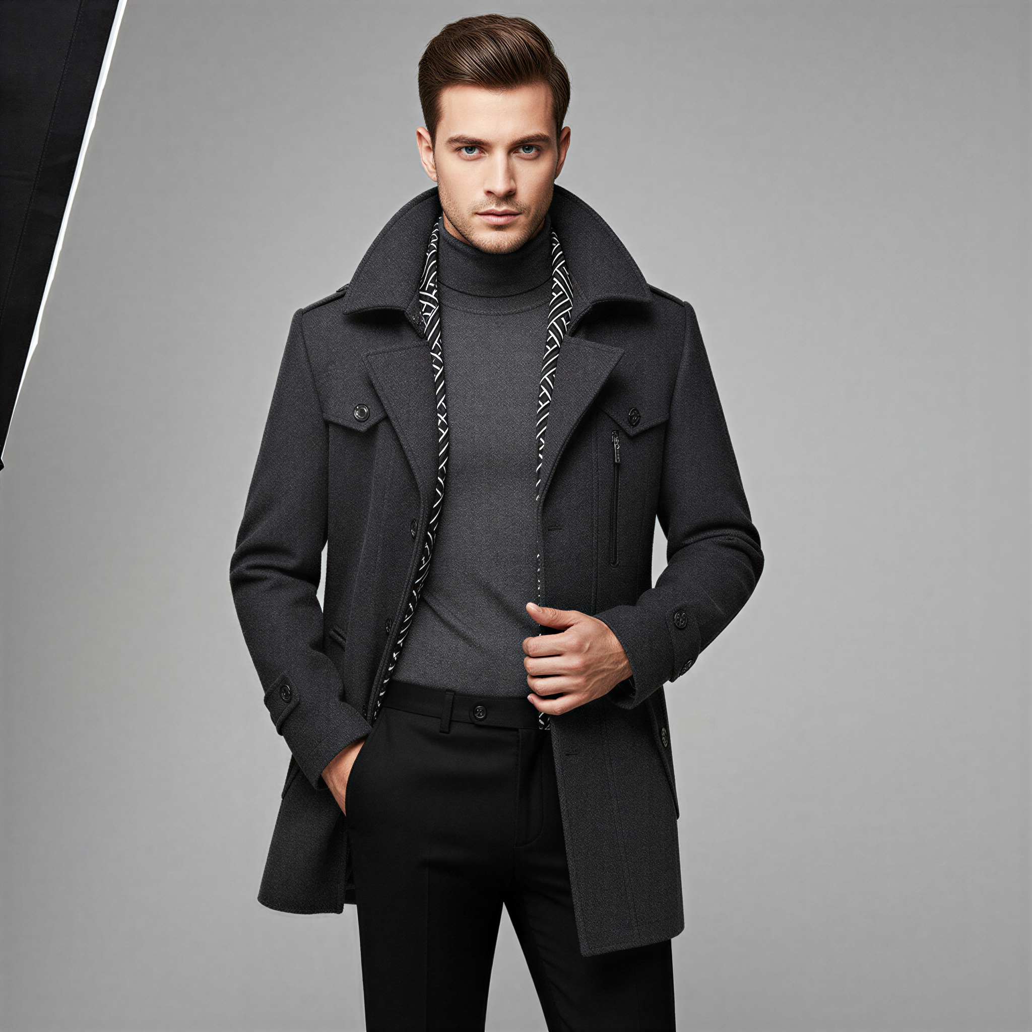 Edward Cappotto Classico | Misto Lana | Inverno Uomo