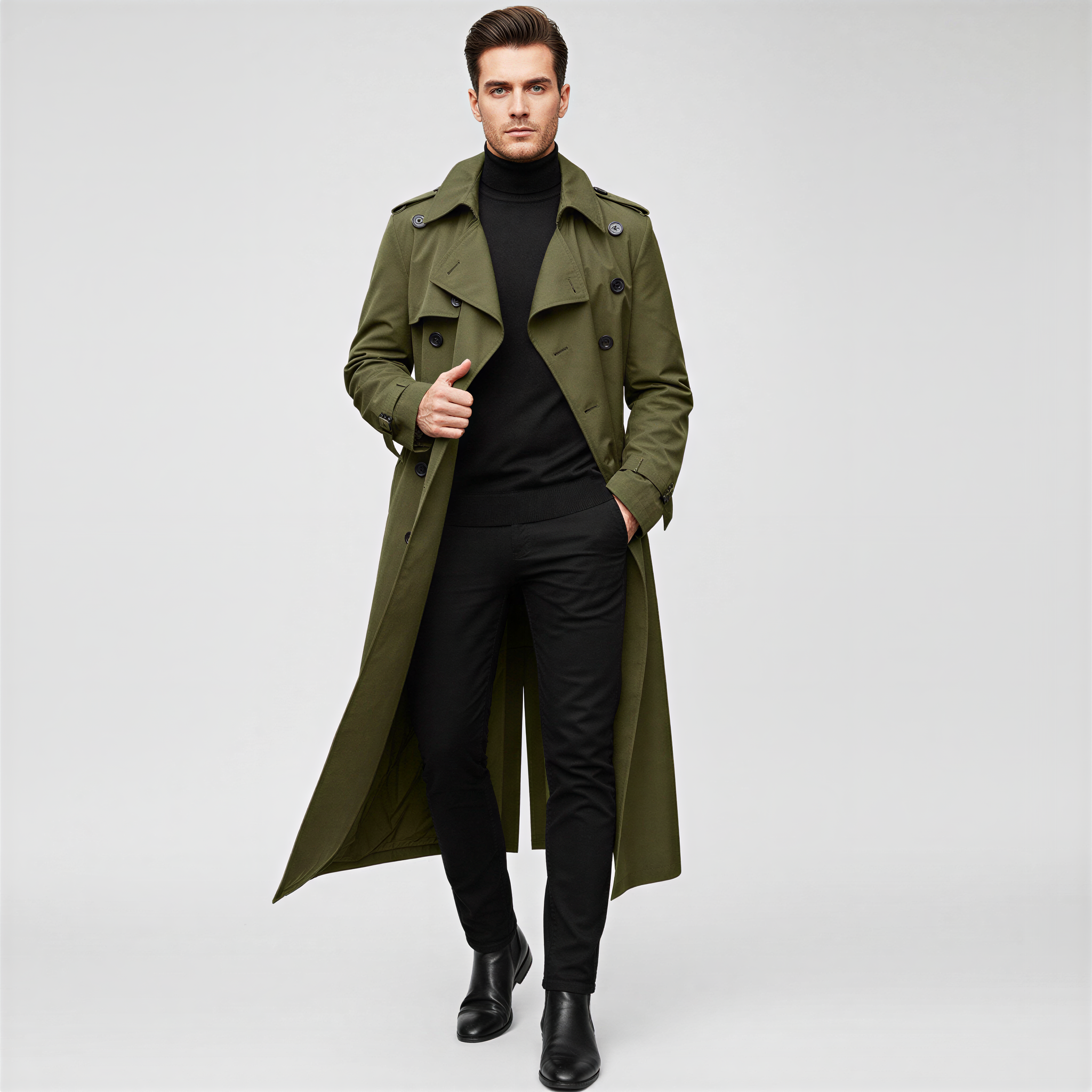 Hans | Trench Lungo Contemporaneo | Multistagione