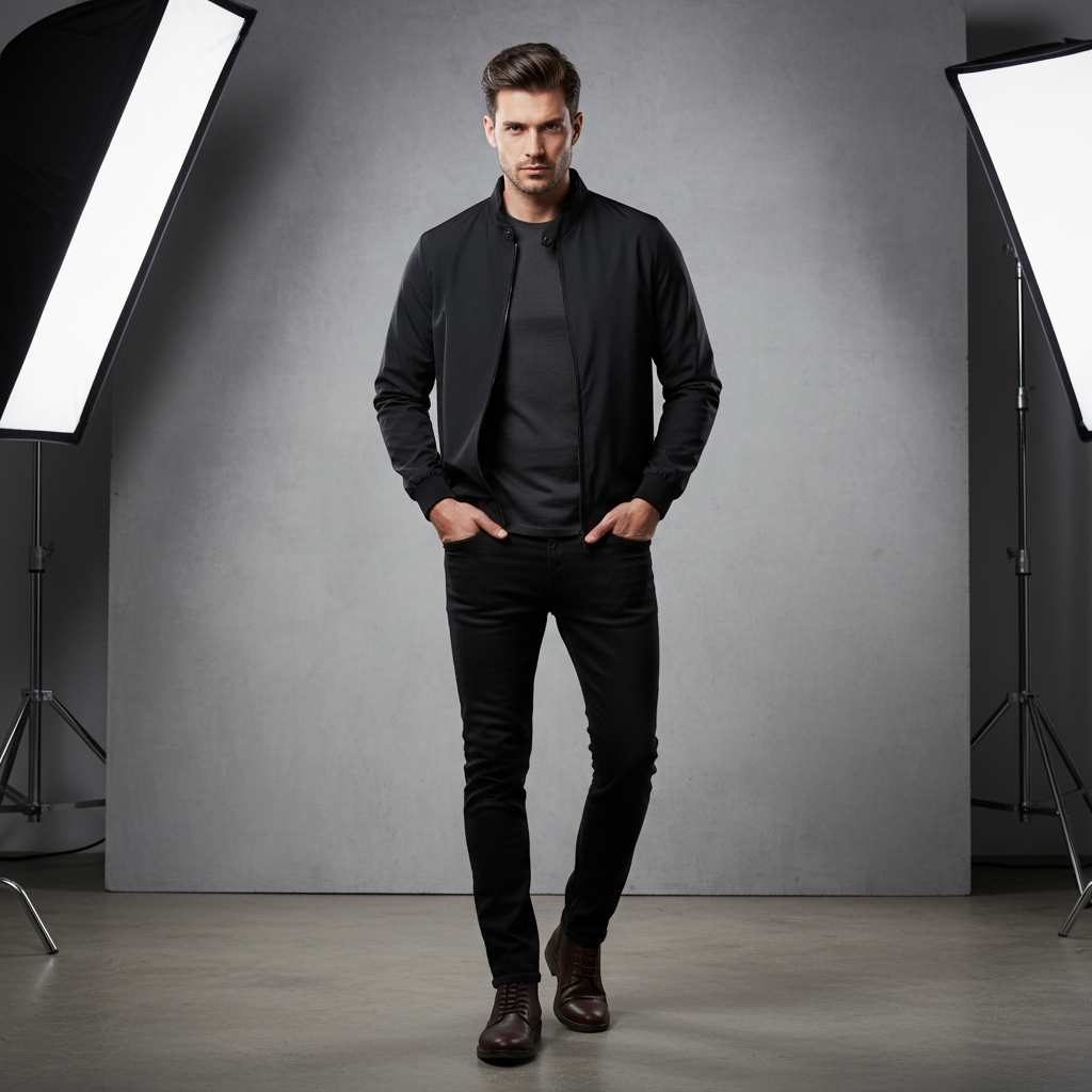 Adam Bomber Leggero | Stile Contemporaneo | Uomo