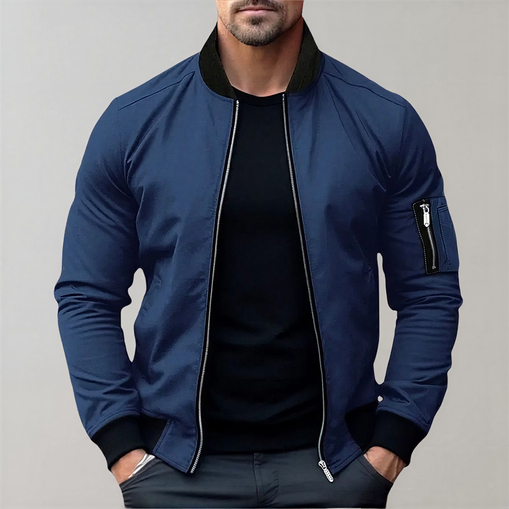 Bomber Friedrich | Stile Contemporaneo con Zip | Casual