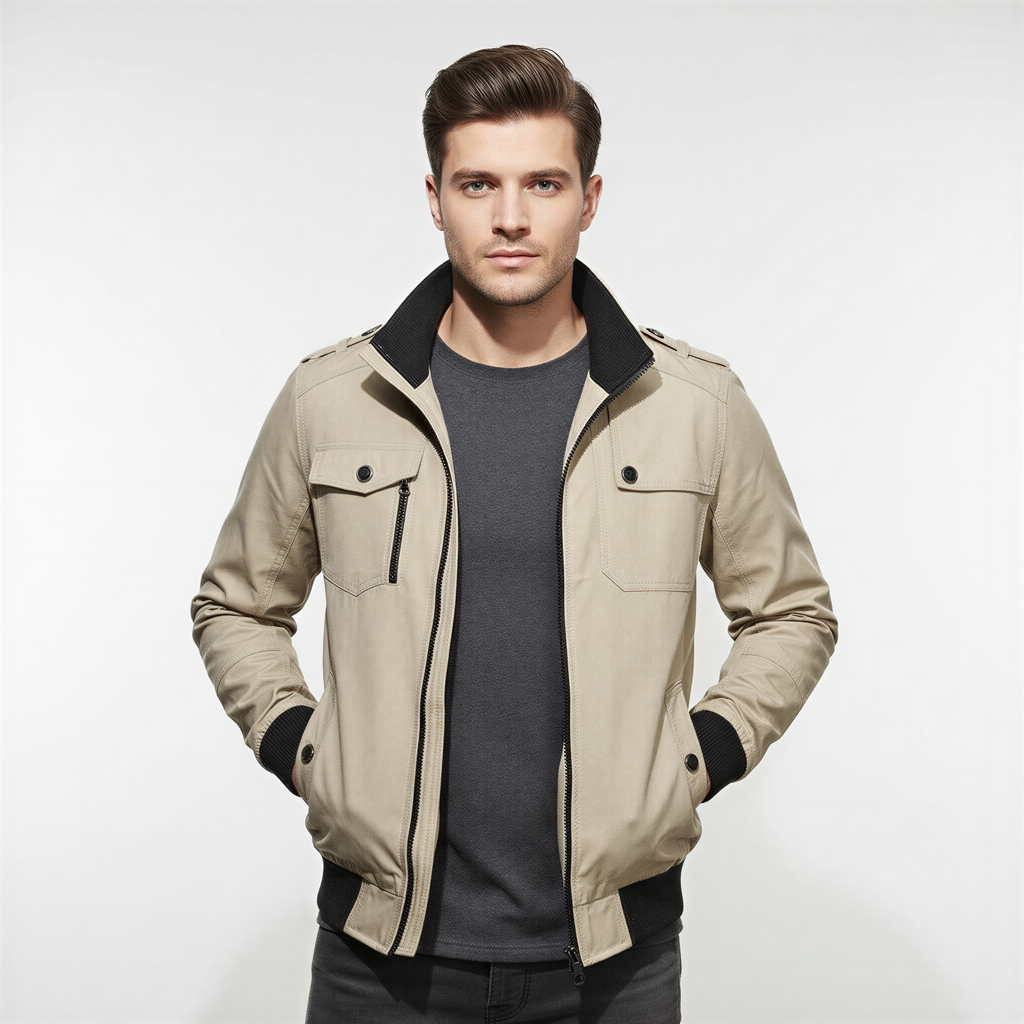 Joey Giacca Bomber Uomo | Stile Militare | Casual