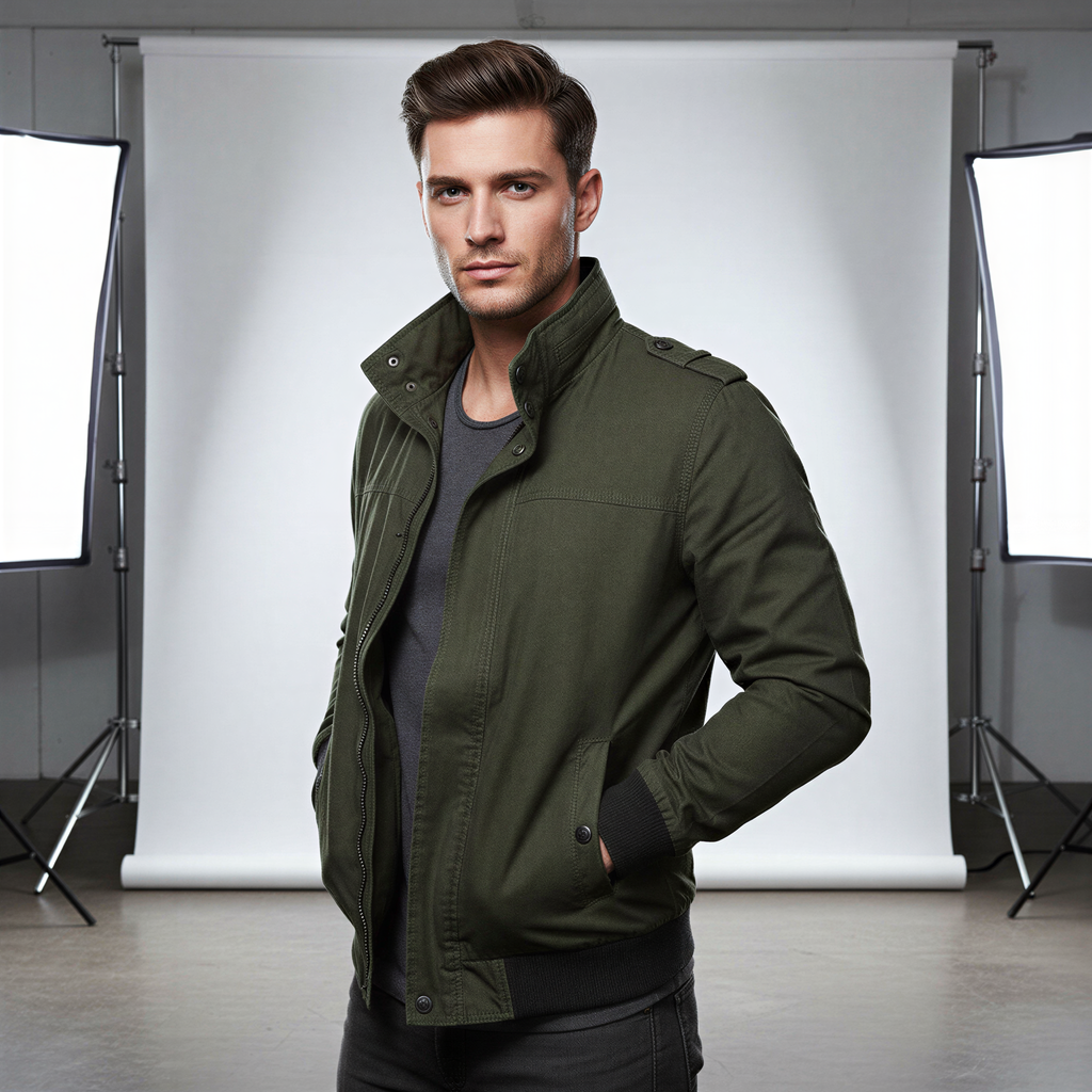 Joey Giacca Bomber Uomo | Stile Militare | Casual