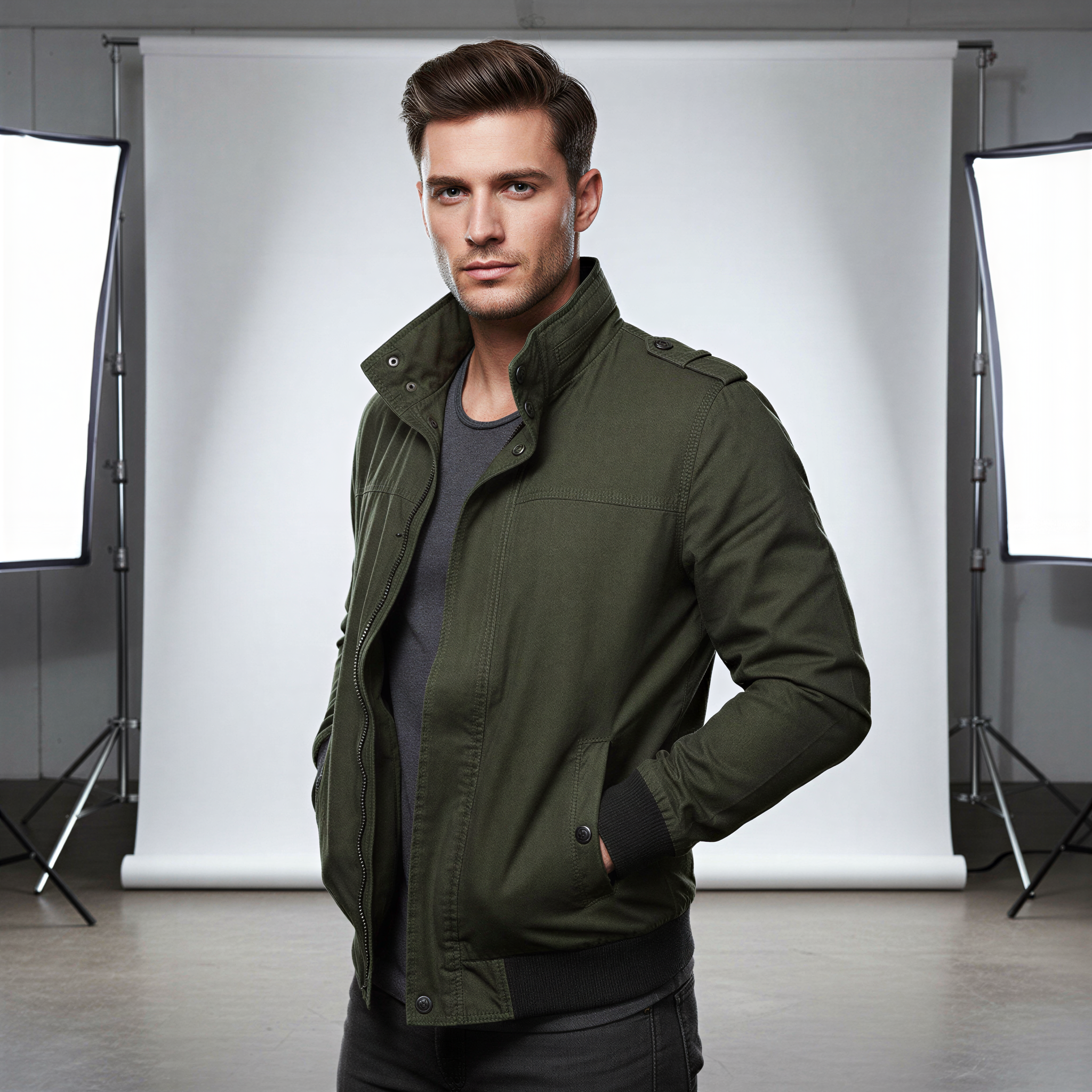 Joey Giacca Bomber Uomo | Stile Militare | Casual