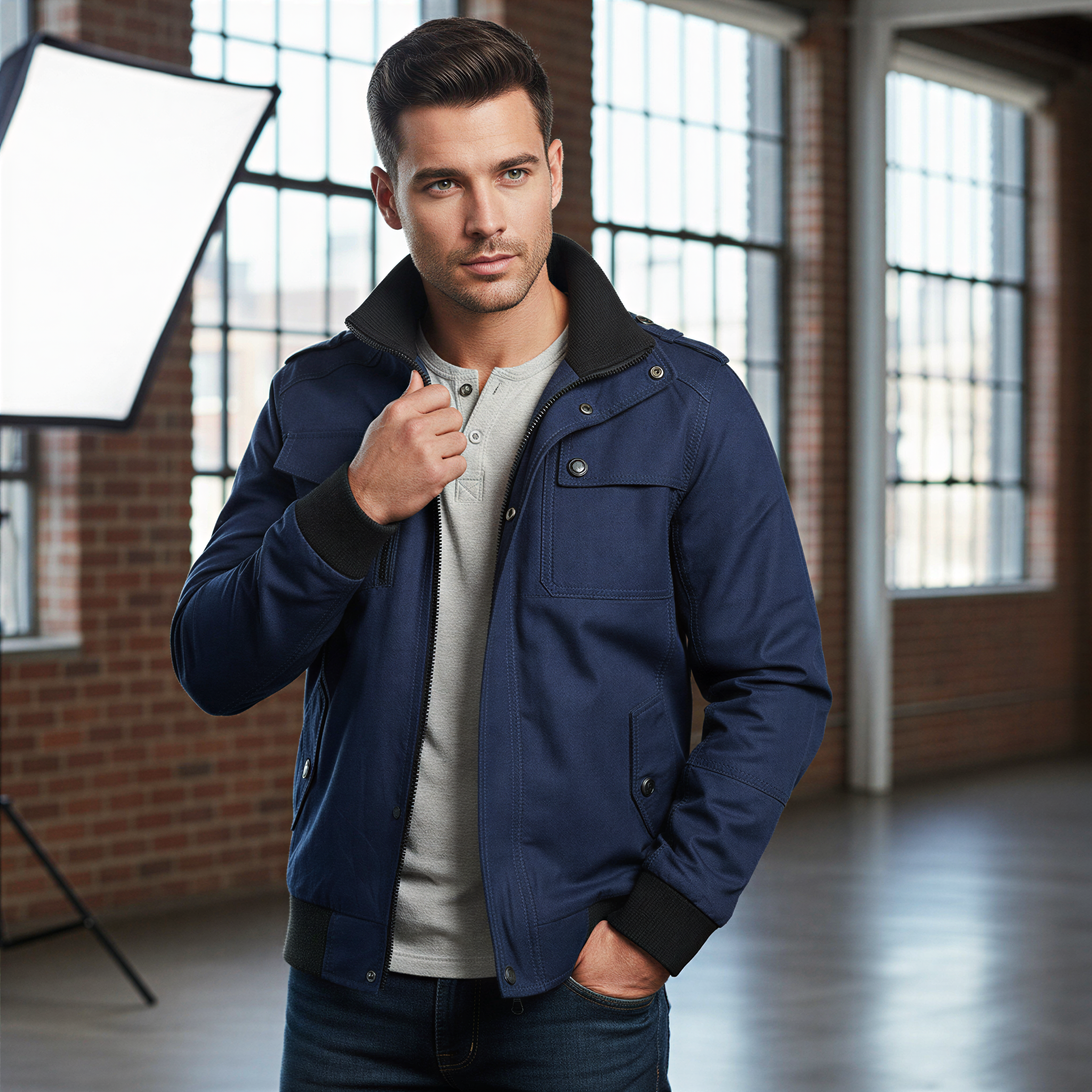 Joey Giacca Bomber Uomo | Stile Militare | Casual