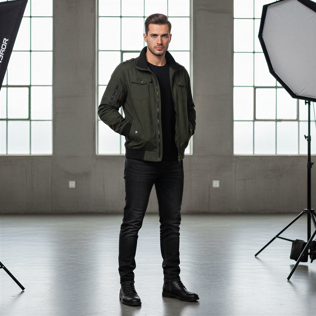 Joey Giacca Bomber Uomo | Stile Militare | Casual