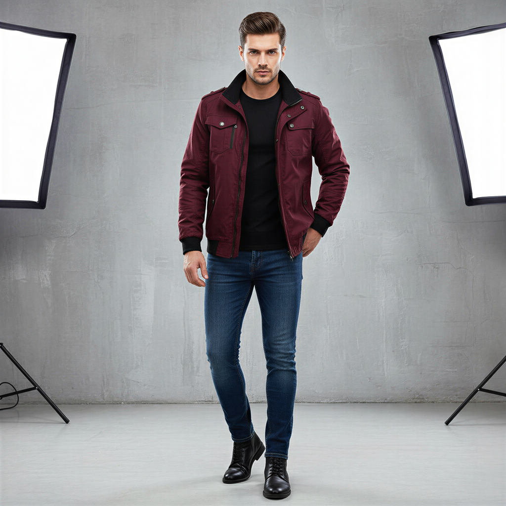 Joey Giacca Bomber Uomo | Stile Militare | Casual