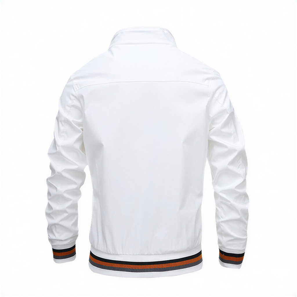 Bomber Jakob | Stile Sportivo con Strisce | Mezza Stagione