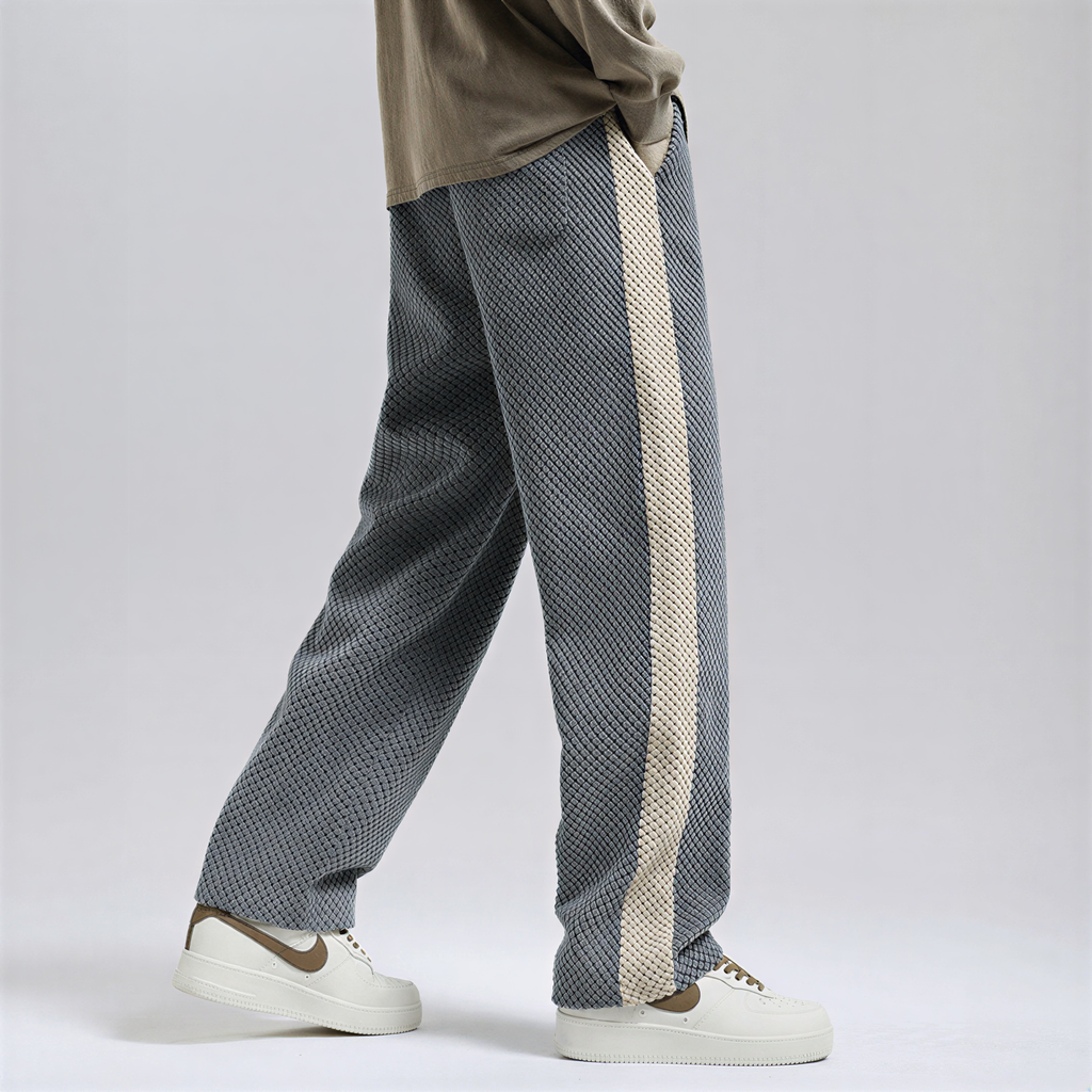 Pantaloni Jogging Uomo | Texture Nido d'Ape | Casual
