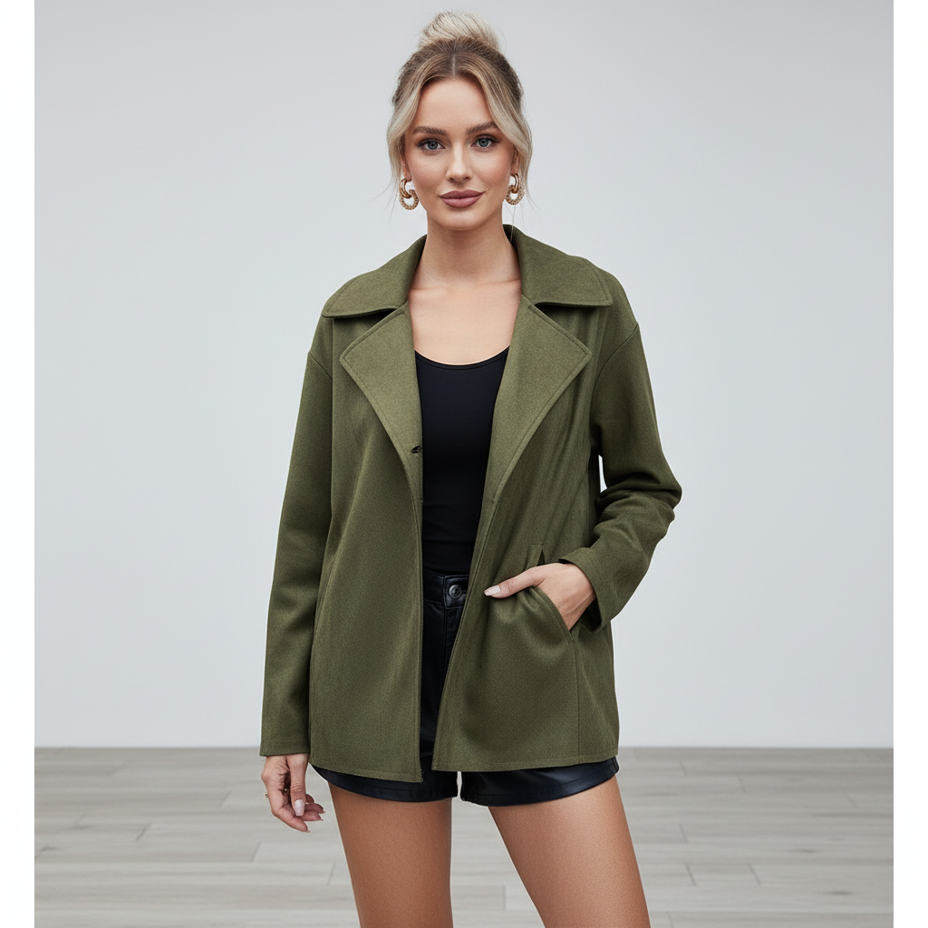 Giacca Verde Oliva | Stile Casual Chic | Ogni Stagione