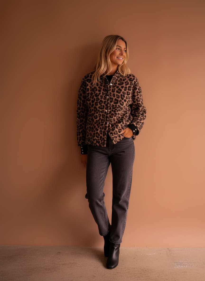 Giacca Bomber Leopardata | Stile Audace | Donna