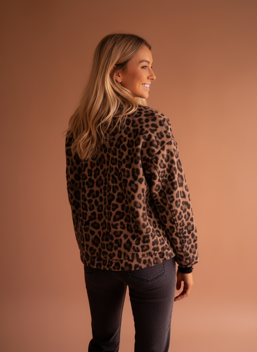 Giacca Bomber Leopardata | Stile Audace | Donna