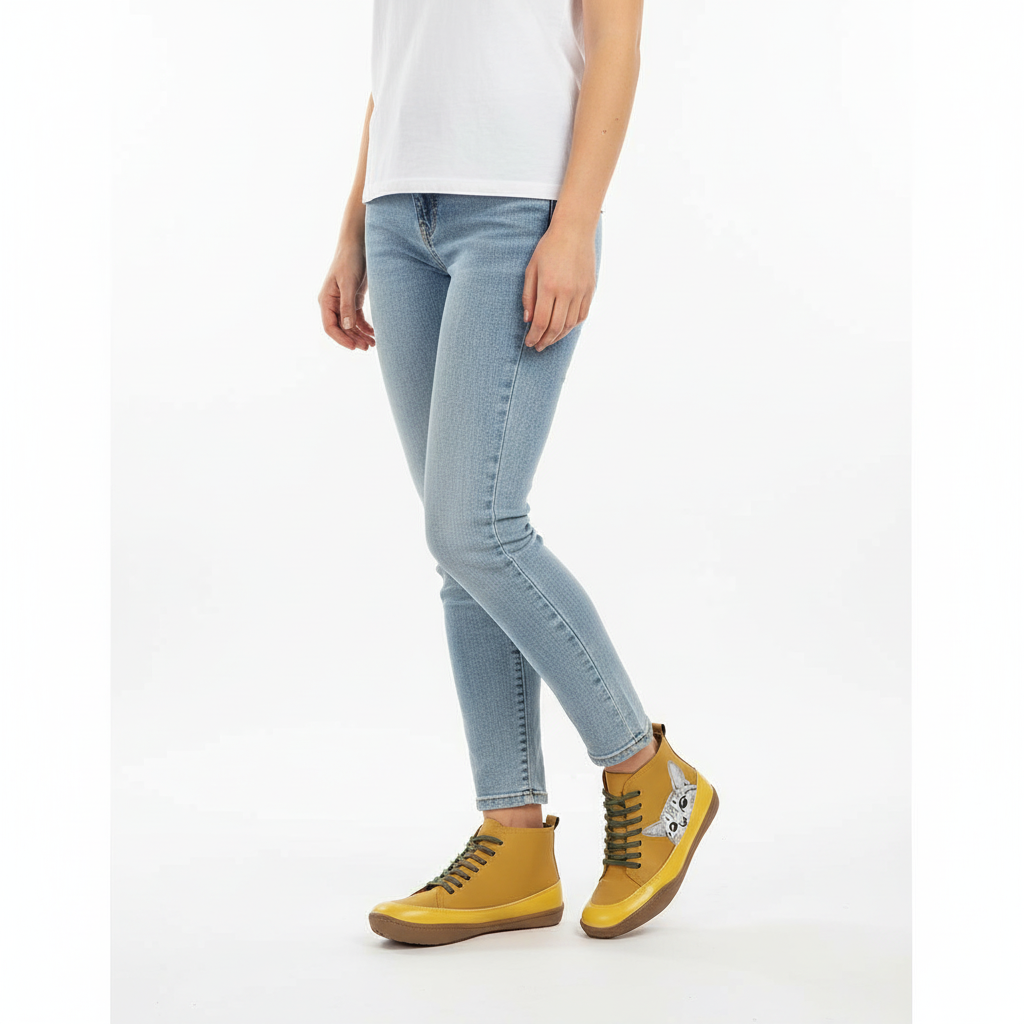 Sneakers Donna | Stivaletto con Gatto | Casual