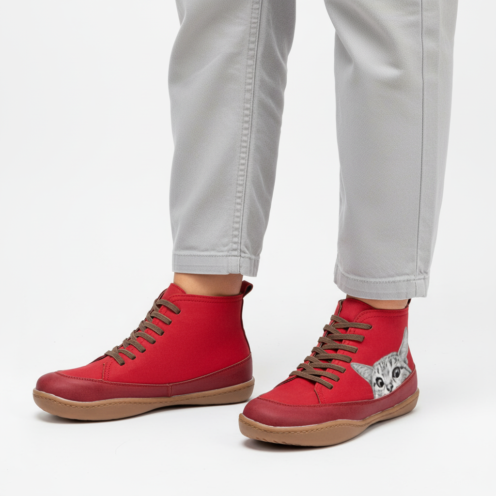 Sneakers Donna | Stivaletto con Gatto | Casual