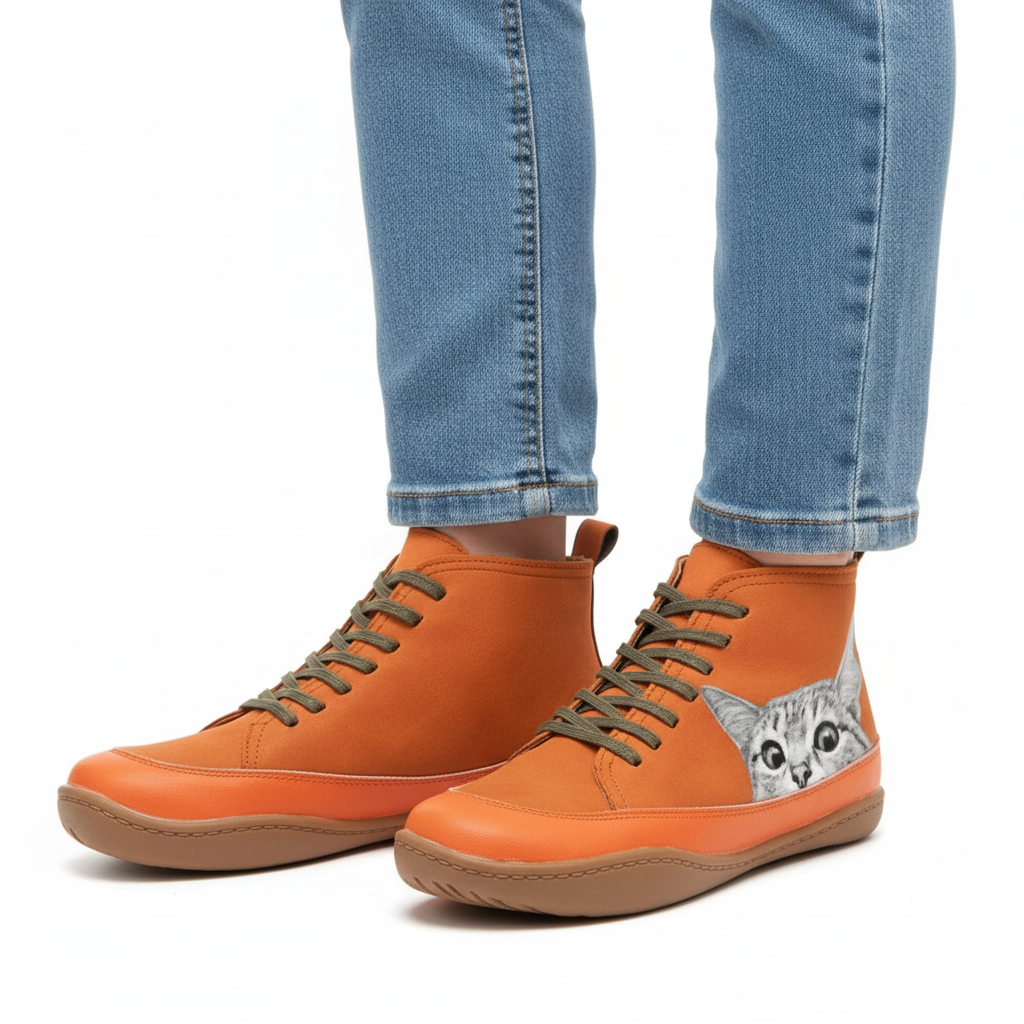 Sneakers Donna | Stivaletto con Gatto | Casual