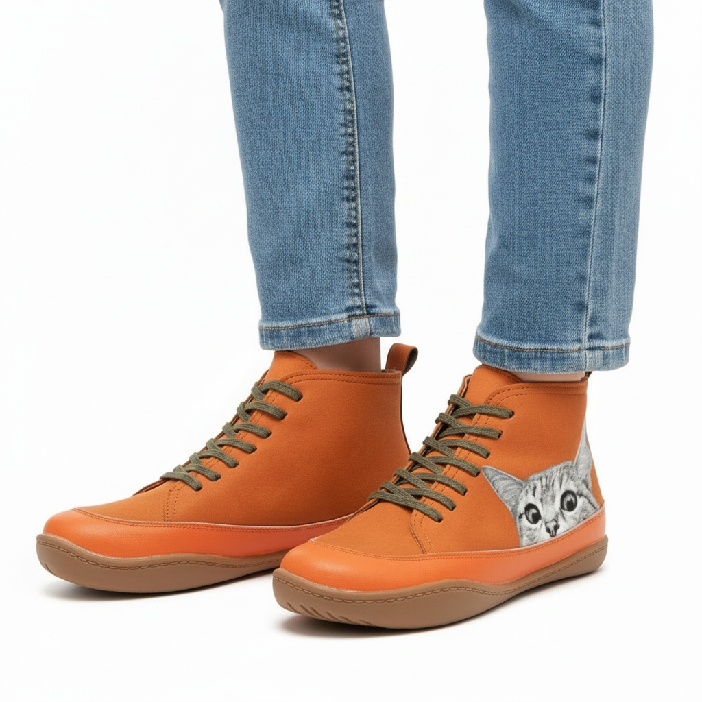 Sneakers Donna | Stivaletto con Gatto | Casual