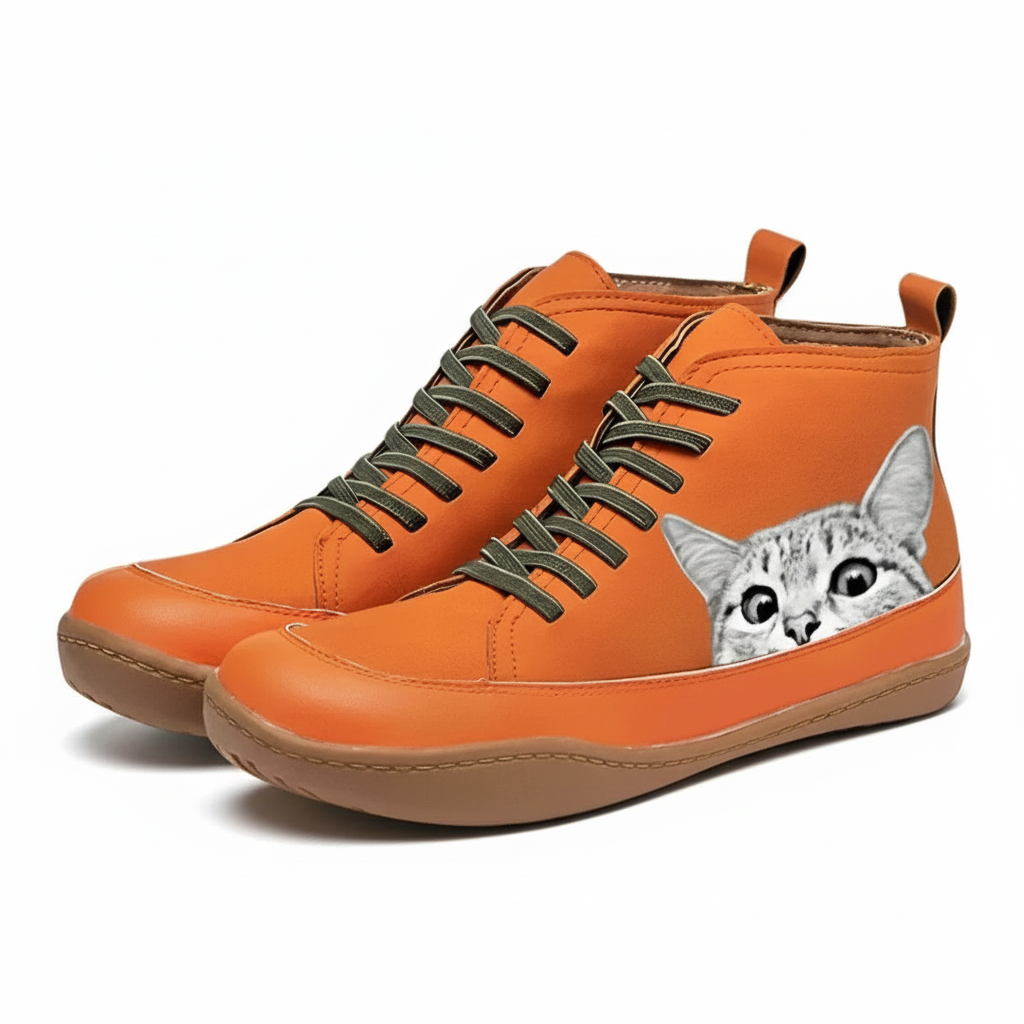 Sneakers Donna | Stivaletto con Gatto | Casual