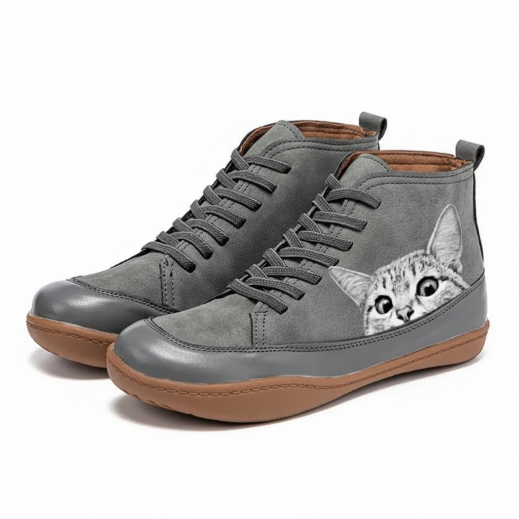 Sneakers Donna | Stivaletto con Gatto | Casual