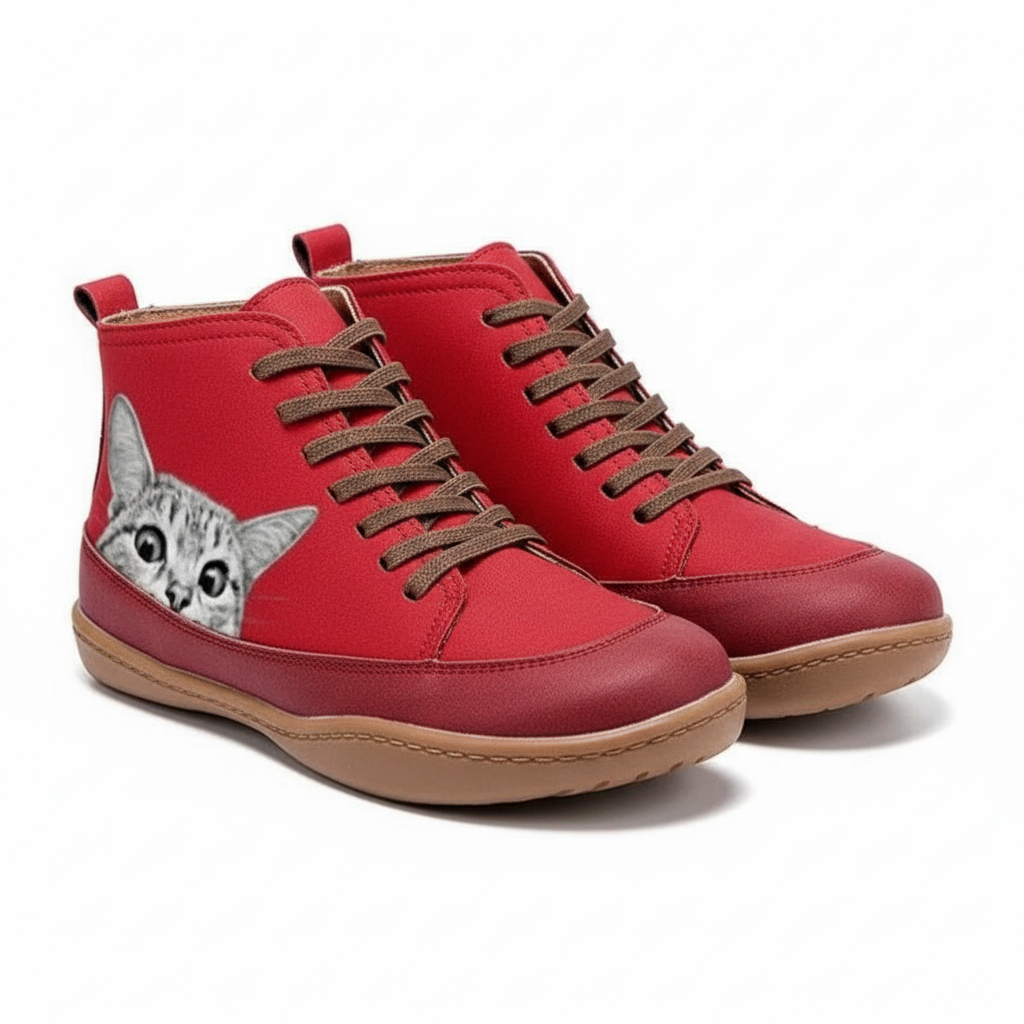 Sneakers Donna | Stivaletto con Gatto | Casual