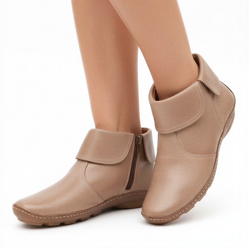 Stivaletti in Pelle | Zip Laterale | Casual