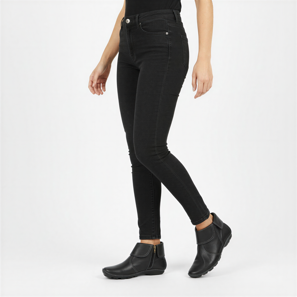 Stivaletti in Pelle | Zip Laterale | Casual