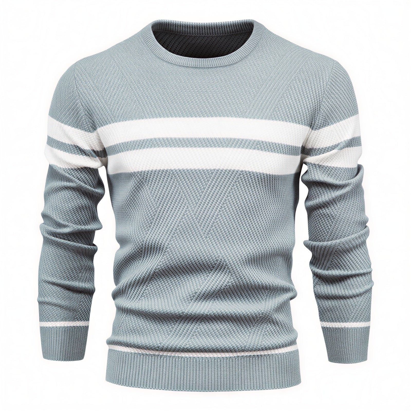 Maglione a Righe da Uomo – Stile Moderno e Chic