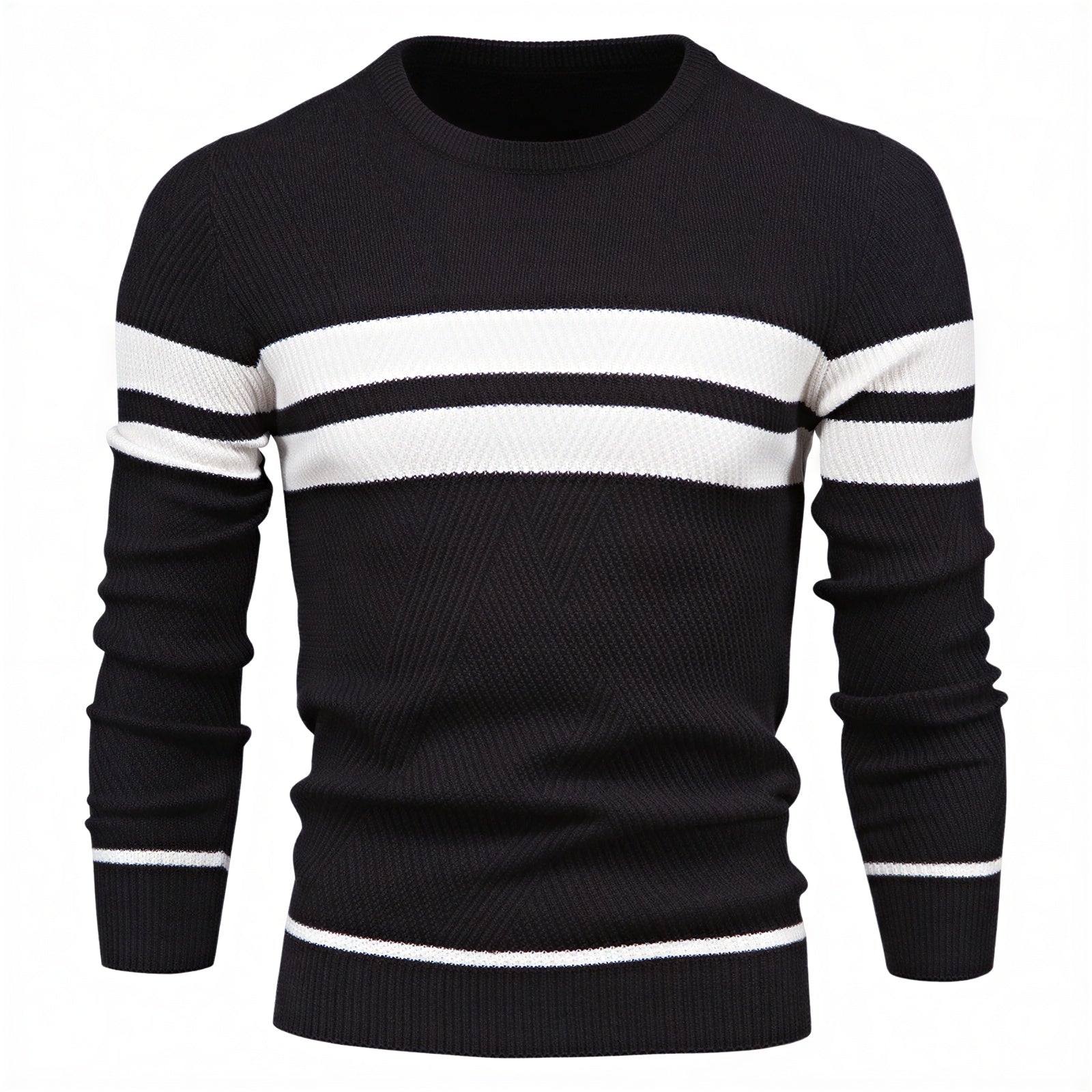 Maglione a Righe da Uomo – Stile Moderno e Chic