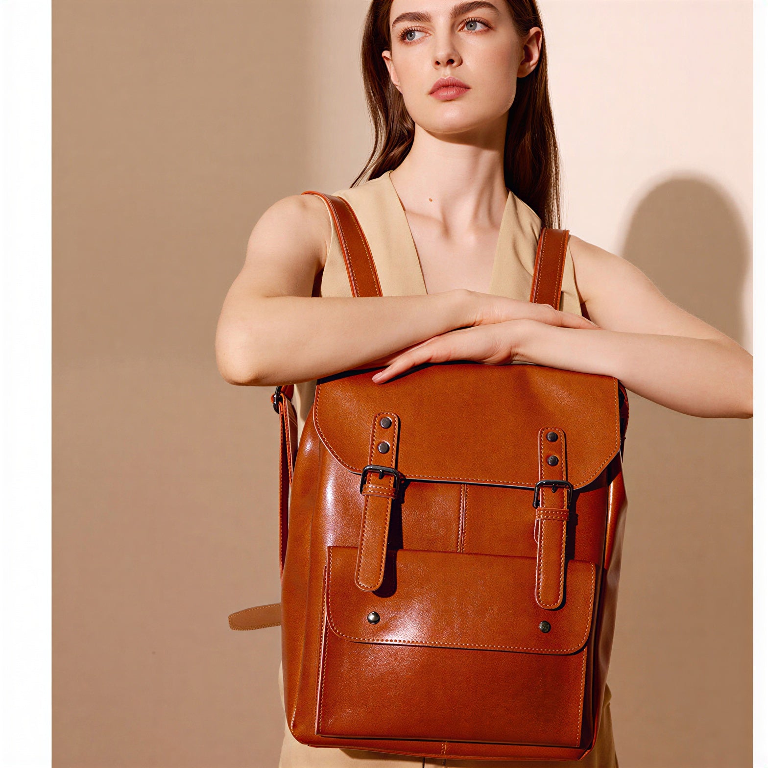 Zaino Classico | Ecopelle Lucida | Ogni Stagione