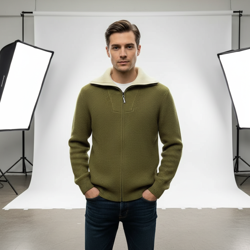 Maglione Otto | Mezza Zip Casual | Invernale