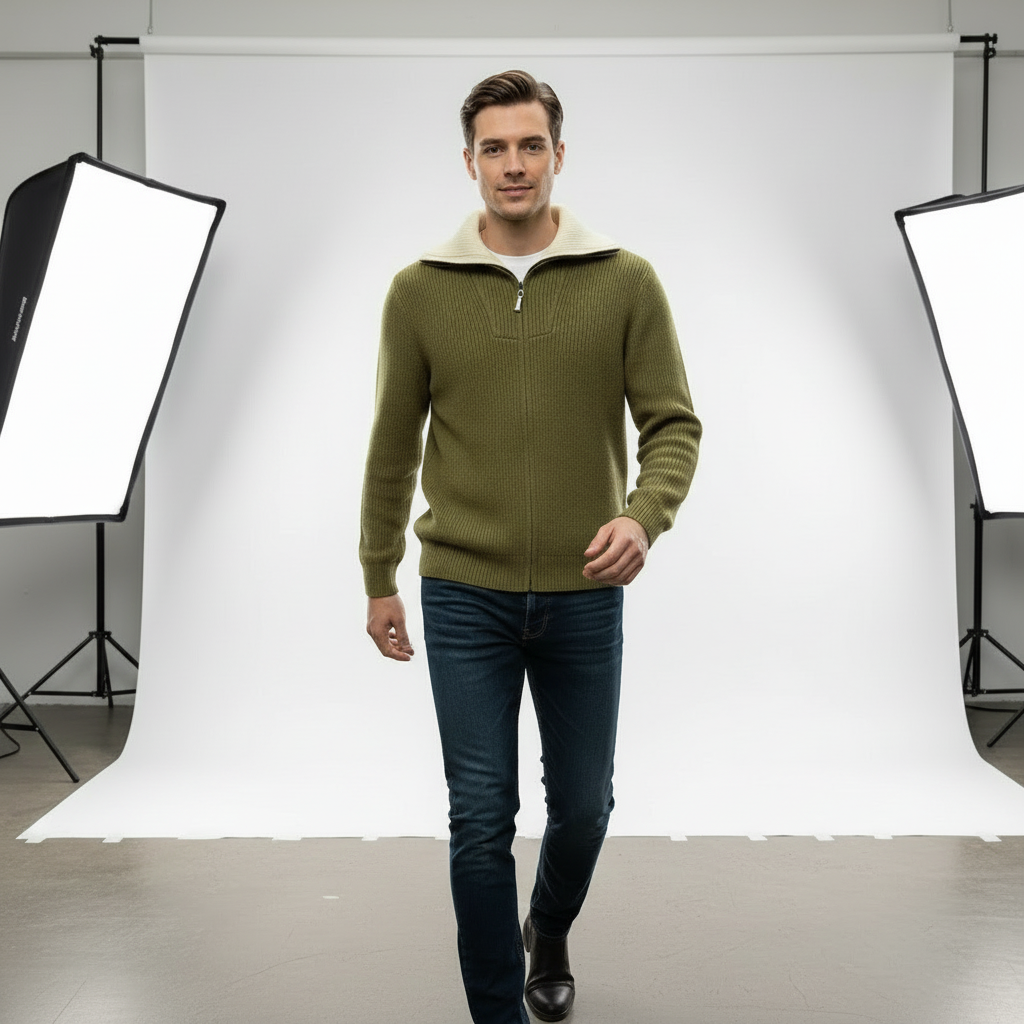 Maglione Otto | Mezza Zip Casual | Invernale