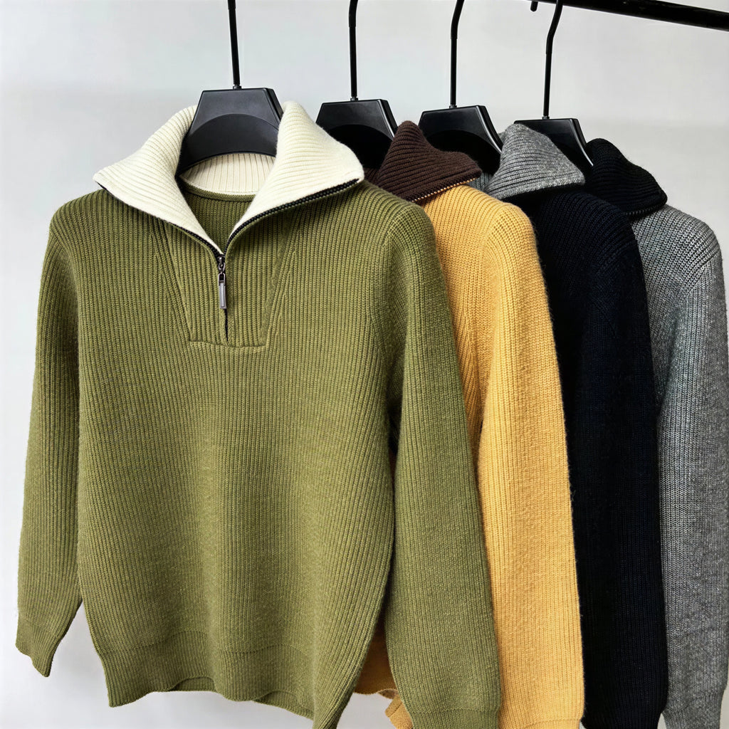 Maglione Otto | Mezza Zip Casual | Invernale