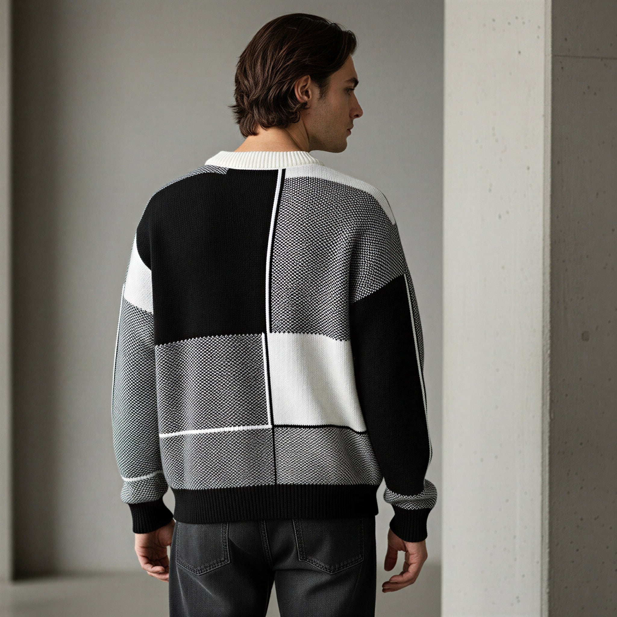 Maglione Geometrico | Stile Contemporaneo | Autunno/Inverno