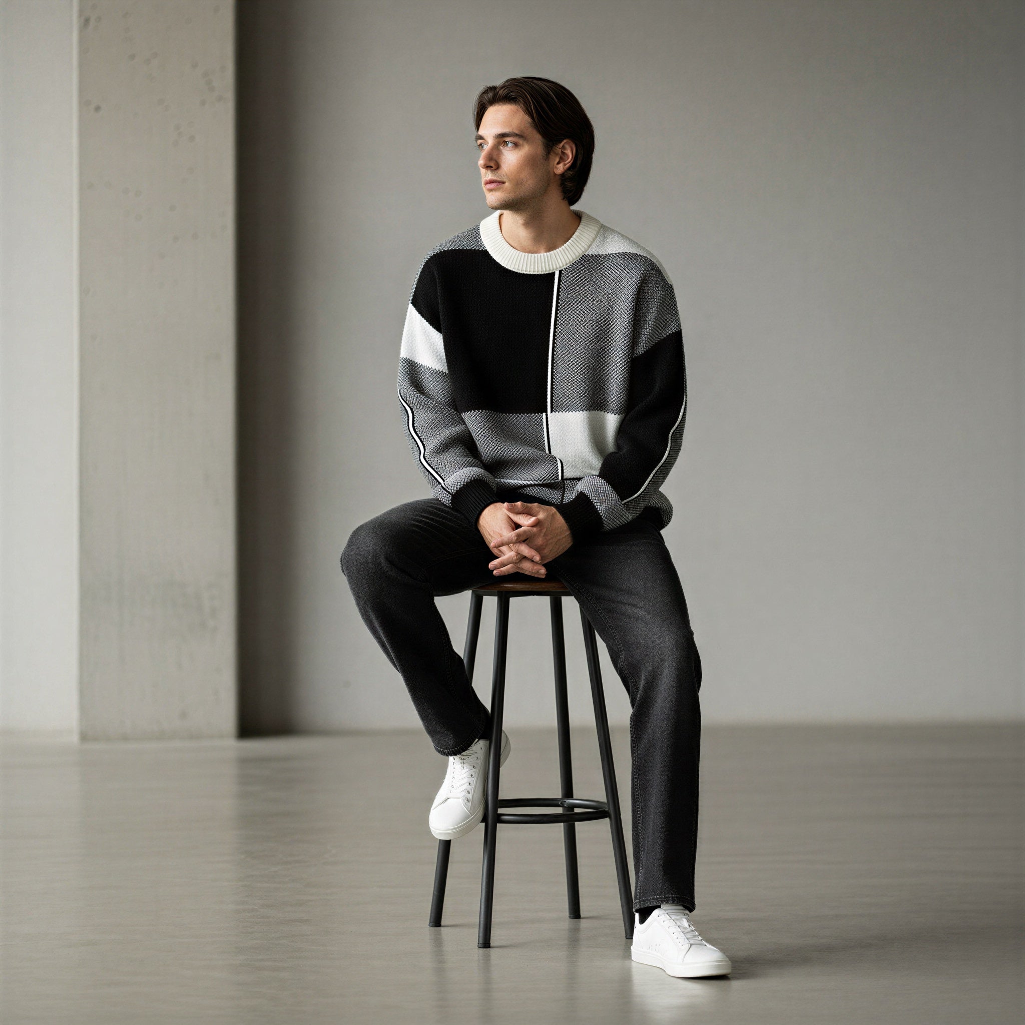 Maglione Geometrico | Stile Contemporaneo | Autunno/Inverno