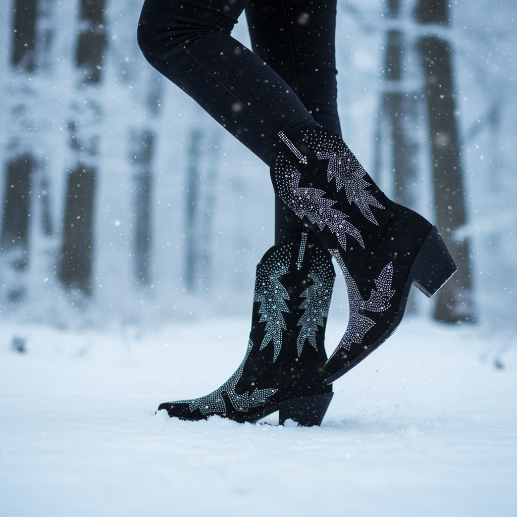 Stivali Texani Johanna | Stelle Scintillanti | Glamour