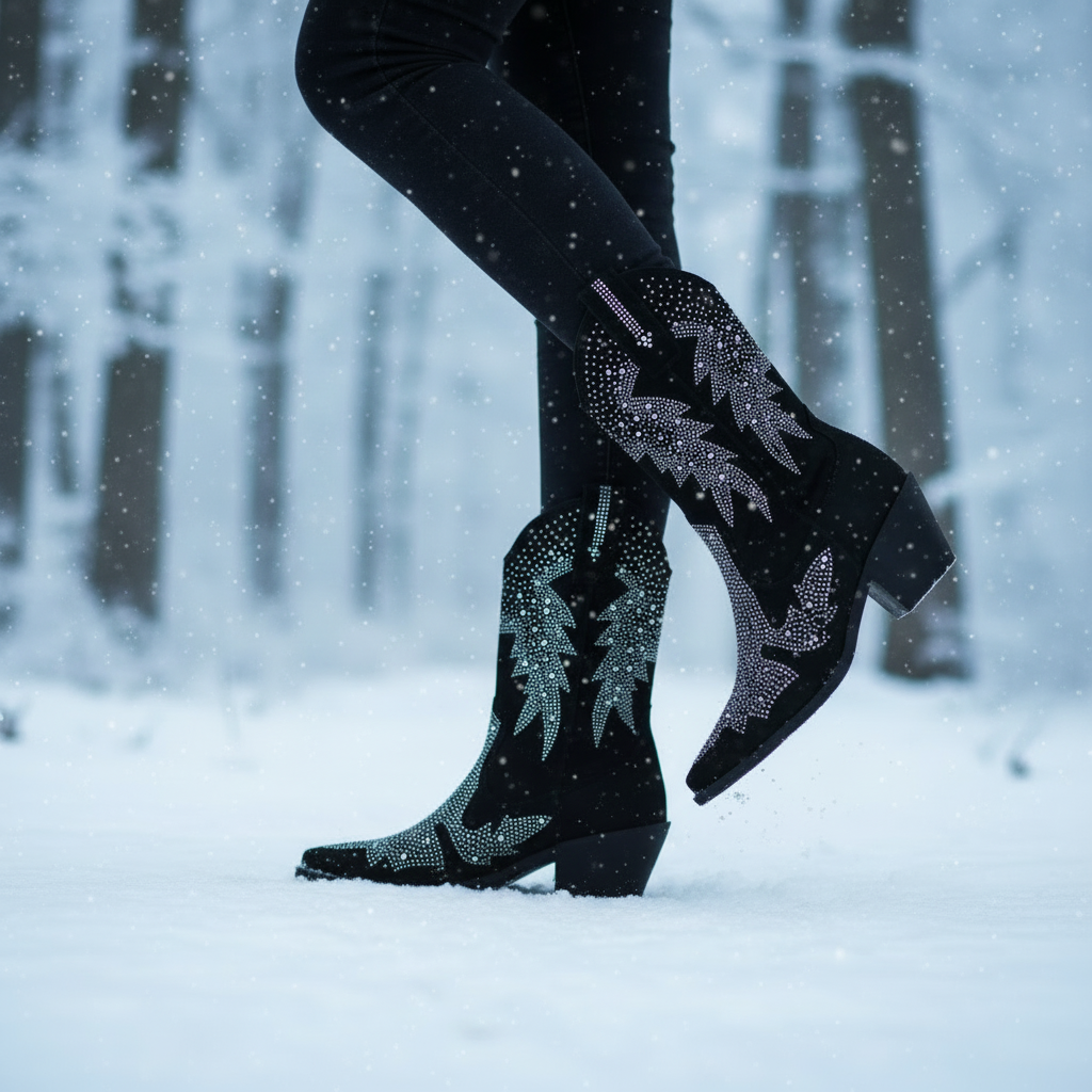 Stivali Texani Johanna | Stelle Scintillanti | Glamour