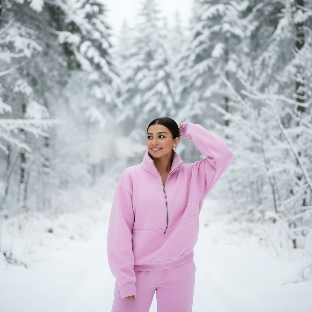 Completo Athleisure con Zip | Stile Moderno | Tempo Libero